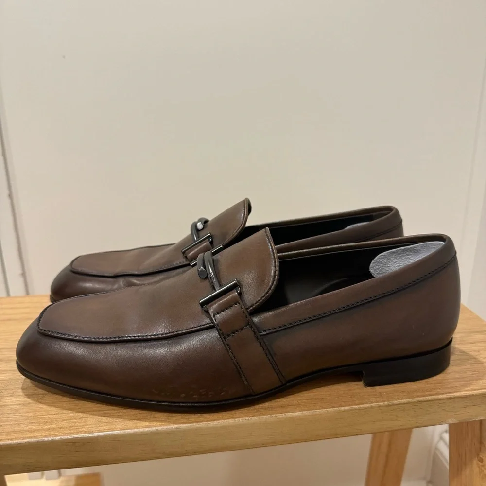 TOD'S | Doppia Double  Leather Bit Loafer ~ Size 6.5 ( 40/41)